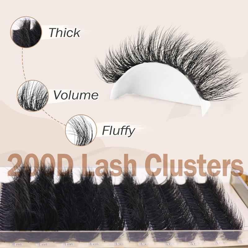 Eyelash Extension Individual - Nowe Puszyste Grube Kępki Rzęs DIY