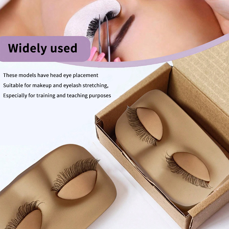Eyelash Extension Model - Mini Główka Treningowa do Przedłużania Rzęs