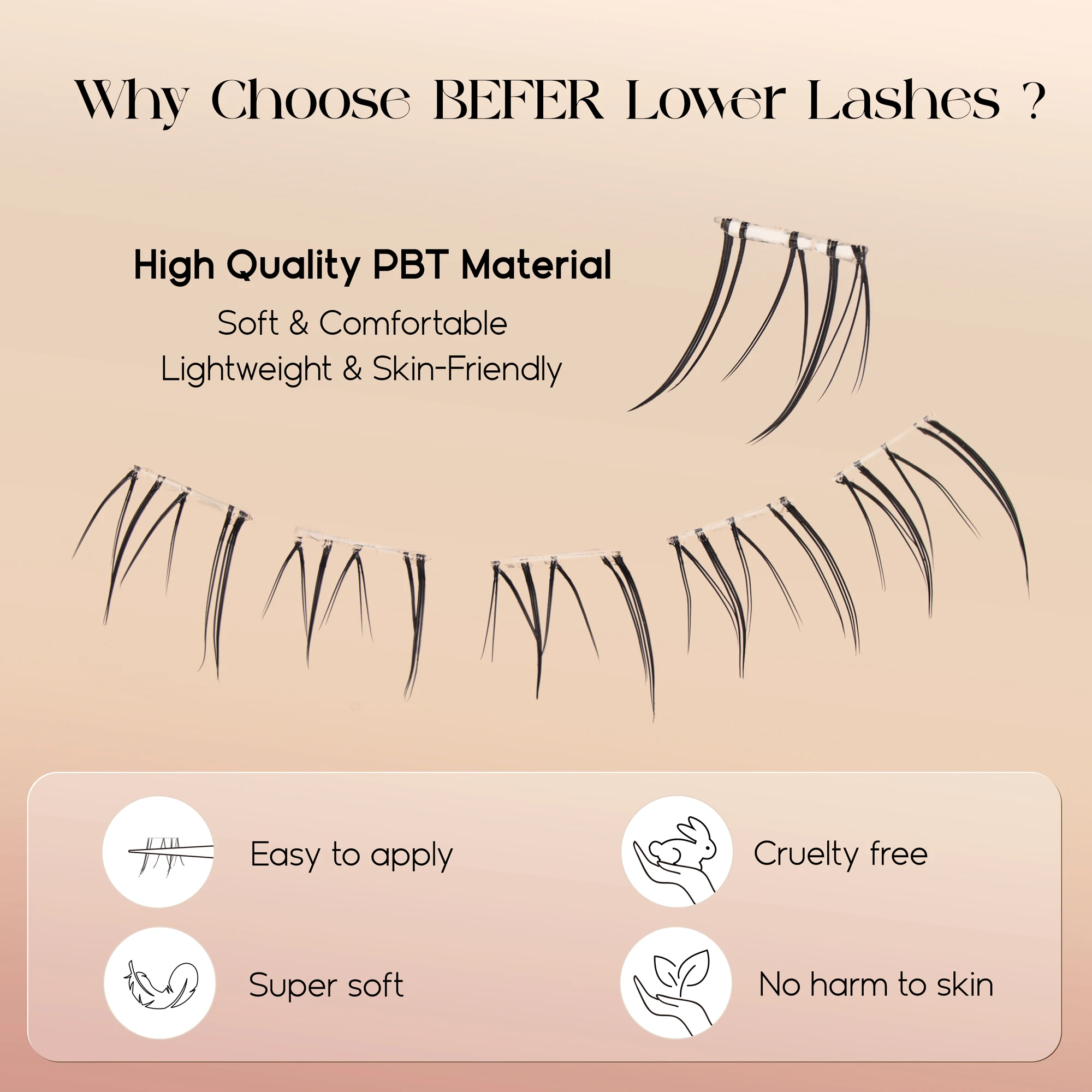 Befer Bez Kleju Dolne Rzęsy Na – Eyelash Extension With Glue recenzja i cena