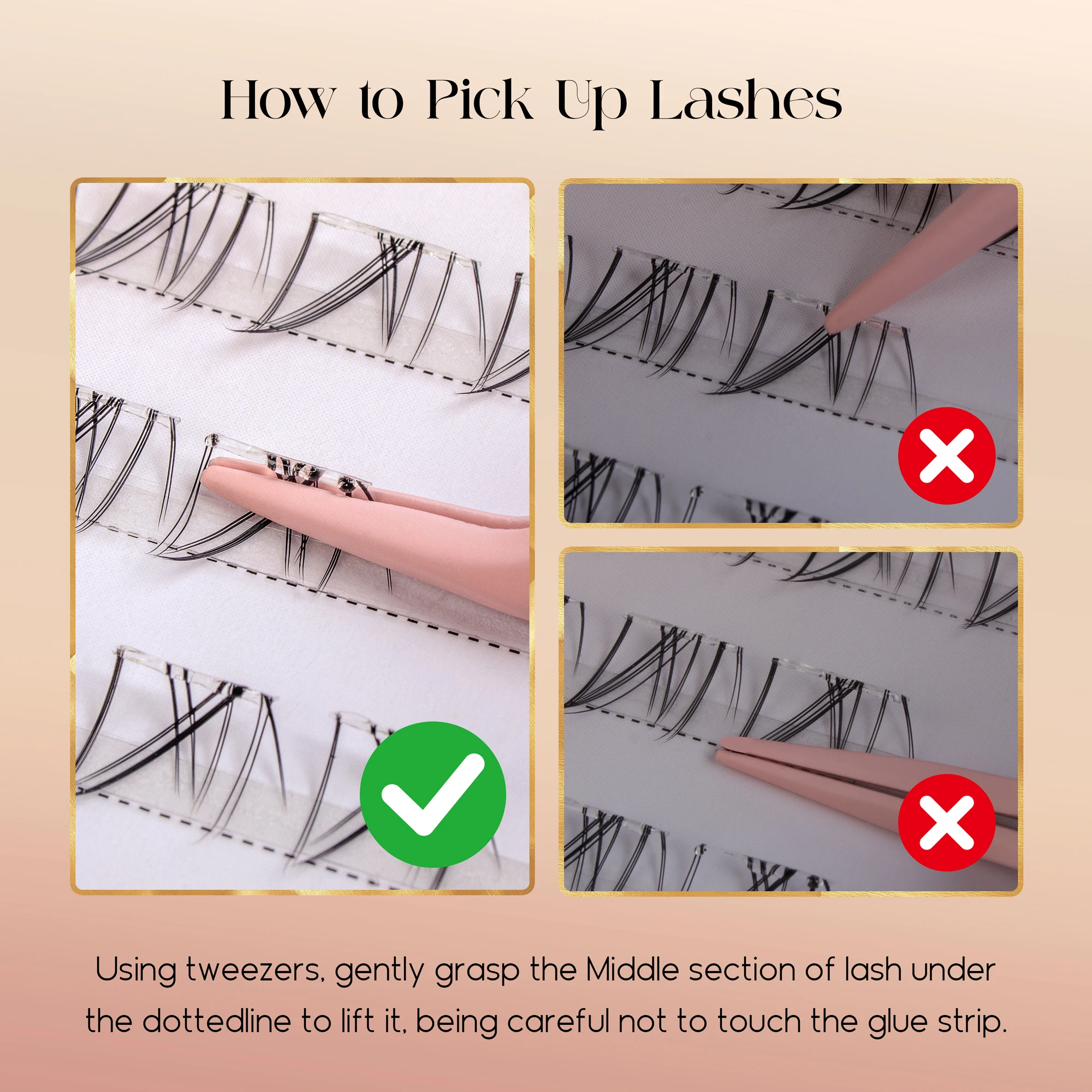 Befer Bez Kleju Dolne Rzęsy Na – Eyelash Extension With Glue recenzja i cena