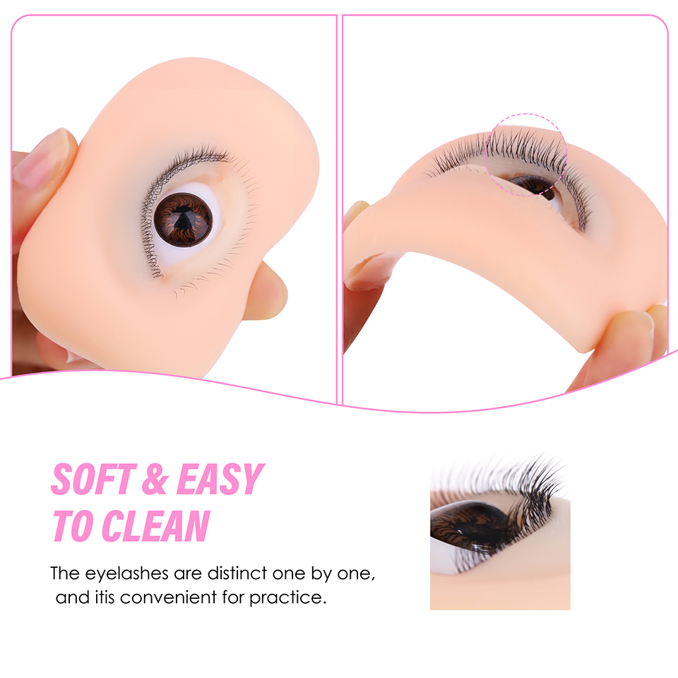 3-warstwowy silikonowy model o – Eyelash Extension Model recenzja i cena