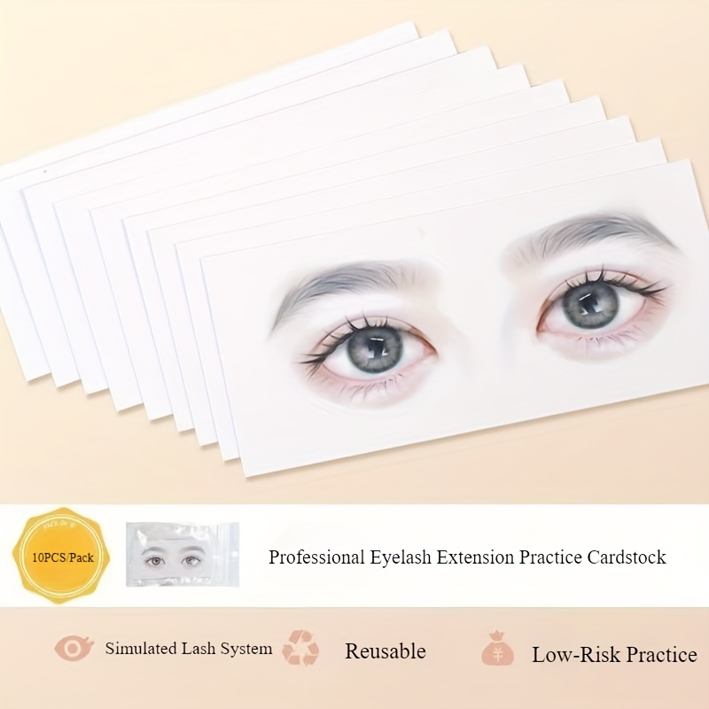 Karty do mapowania rzęs wielok – Eyelash Extension Model recenzja i cena
