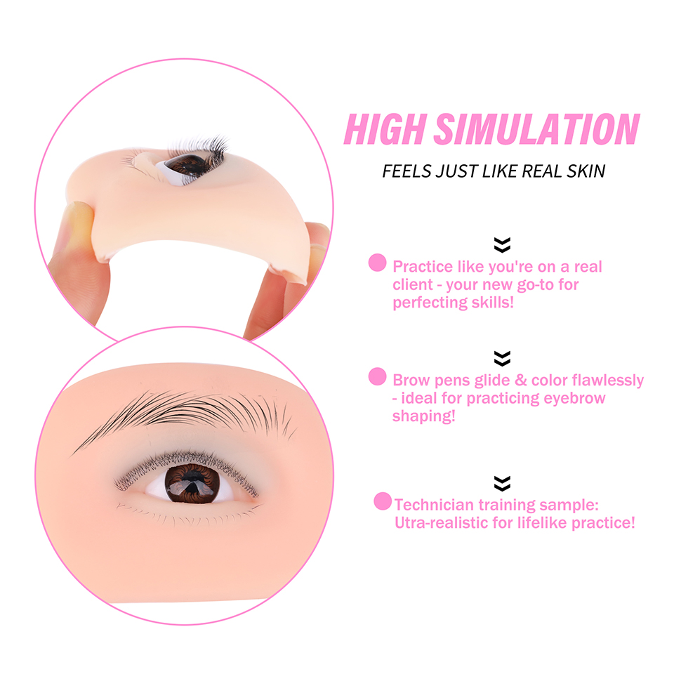 Manekin do ćwiczeń przedłużani – Eyelash Extension Model recenzja i cena