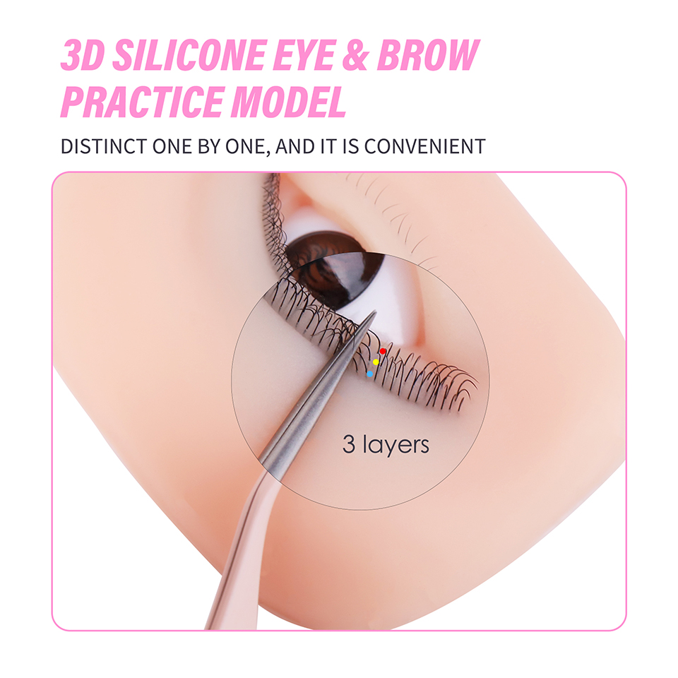 Manekin do ćwiczeń przedłużani – Eyelash Extension Model recenzja i cena