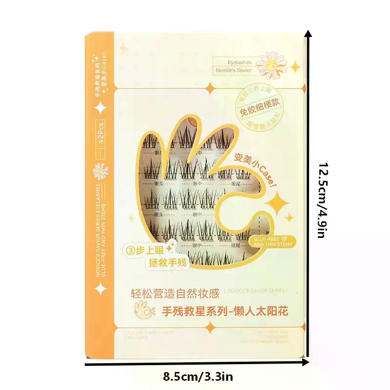 7 rzędów samoprzylepnych rzęs  – Eyelash Extension Individual recenzja i cena